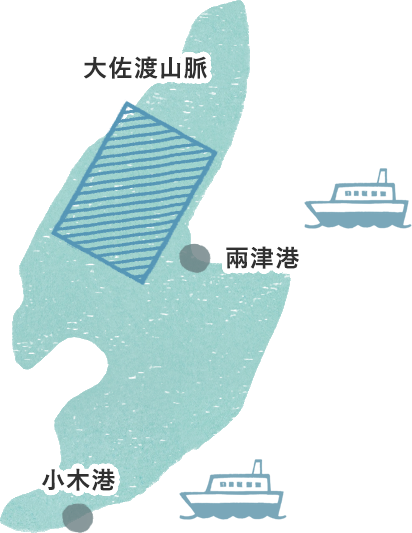 佐渡を五感で感じるトレッキングルート